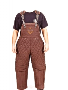 Pantalón cuero eco figurante, delantera.