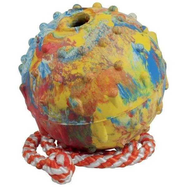 Pelota con cuerda Gappay 7cm para perro. Pelota para el entrenamiento canino