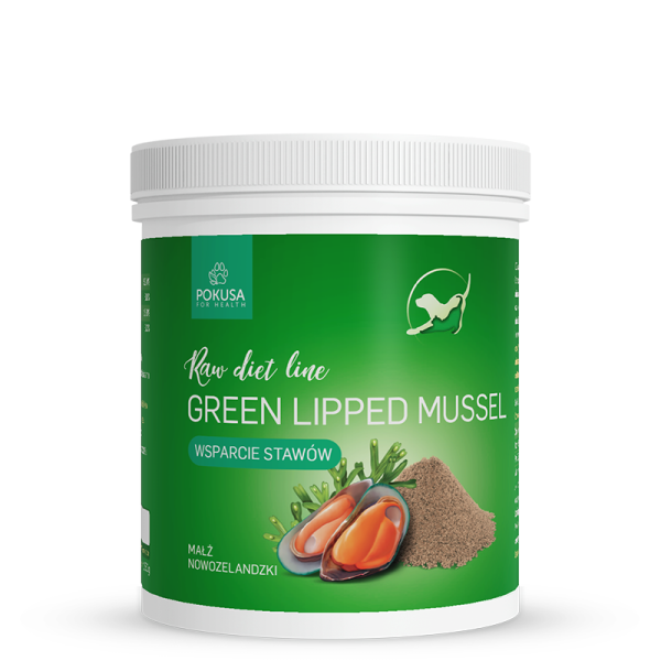 mejillón de labio verde para perro.