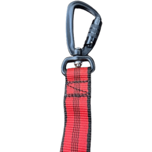 Correa táctica 3 metros roja para perros k9