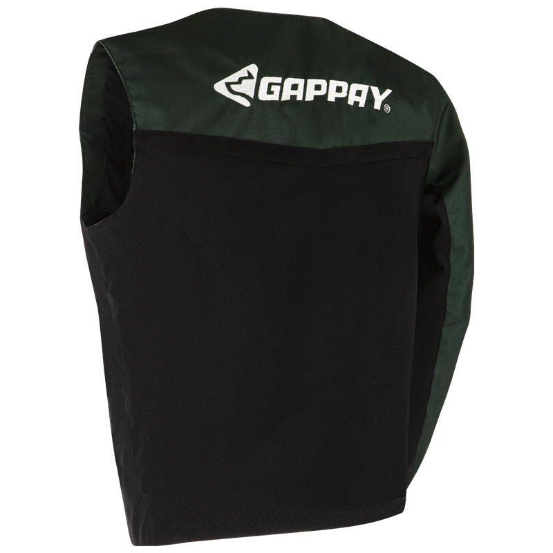 Parte trasera de la chaqueta ligera universal para figurantes IGP fabricada por Gappay.